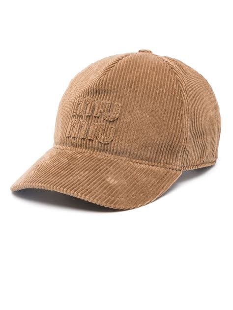 miu miu corduroy hat|miu mitu hats.